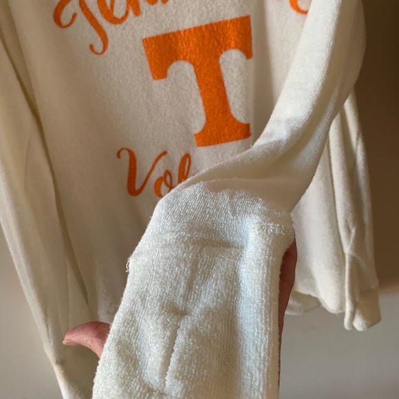 Pressbox University of Tennessee Volunteers Sweatshirt Medium Cream White - Picture 8 of 8